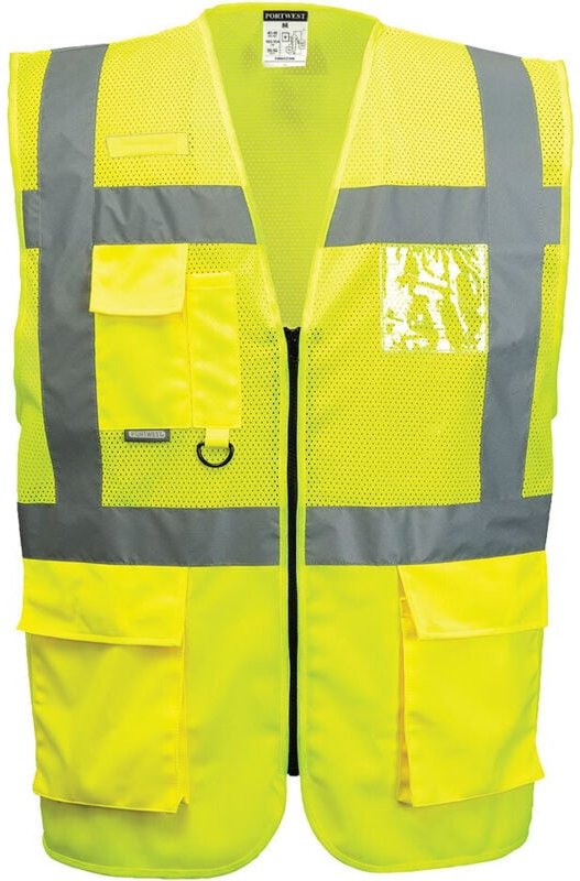 Executive-Mesh-Weste Madrid Gelb 3XL