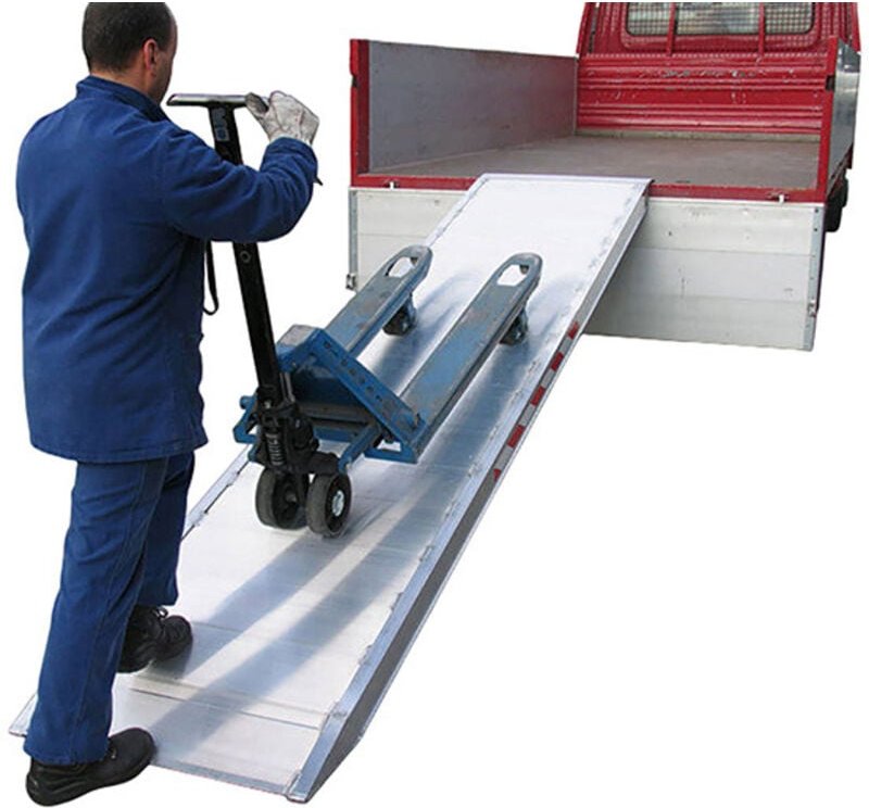 Rampenlänge 4000mm - Ladehöhe 1200mm - Traglast 1000kg - MPC4000.1200.1000U