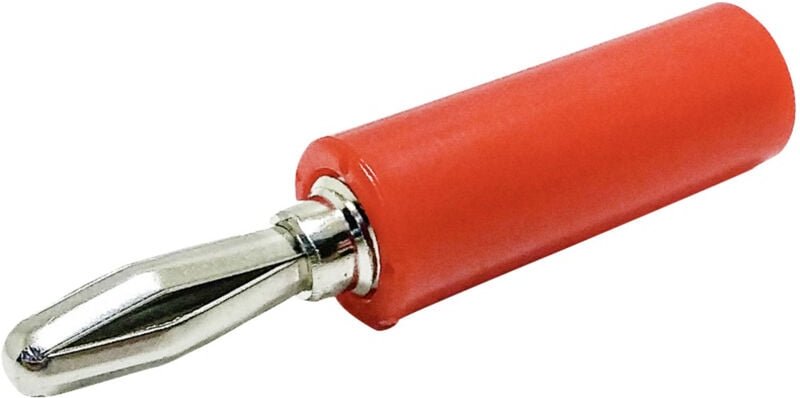 Mueller Electric - BU-00243-2 Bananenstecker Rot Länge: 40.386 mm 1 St.