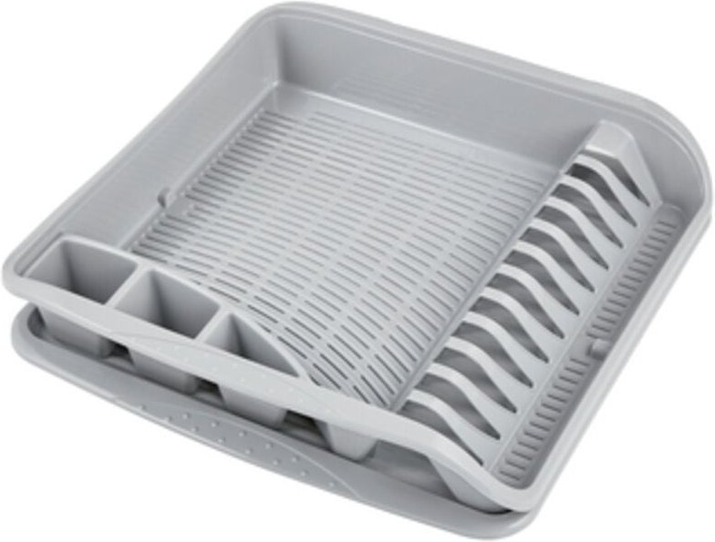 Nordic Grey Keeper Abtropfgestell mit großem Tablett