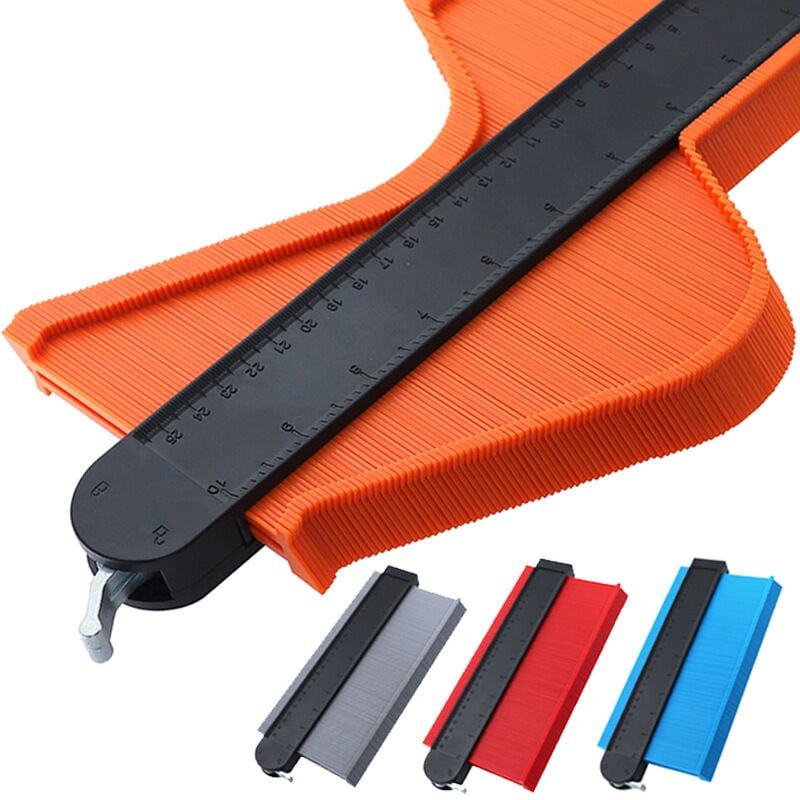 Oranger Konturkopierer, Konturkopierer mit Schlossfliesenzubehör, 5 Zoll kryptografischer erweiterter selbstsichernder K...