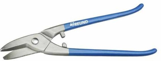 Freund - Rundlochschere links Edelstahl, hrc 59 (blau) 01225275