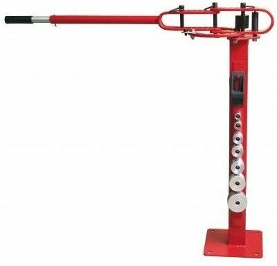 Dema - Kompaktes Flachstahl Rundstahl Stahl Biegegerät Biegemaschine mit Fuß Höhe 100cm