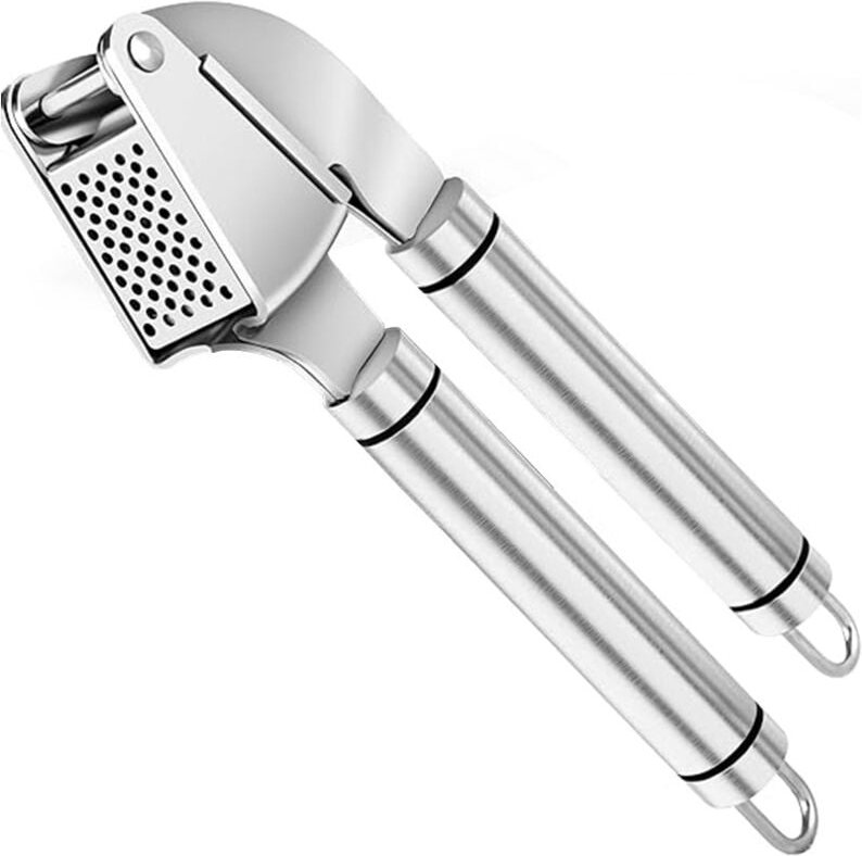 Manuelle Knoblauchpresse aus Edelstahl: das perfekte professionelle Gerät für Ihre Küche Mit dieser Knoblauchpresse läss...