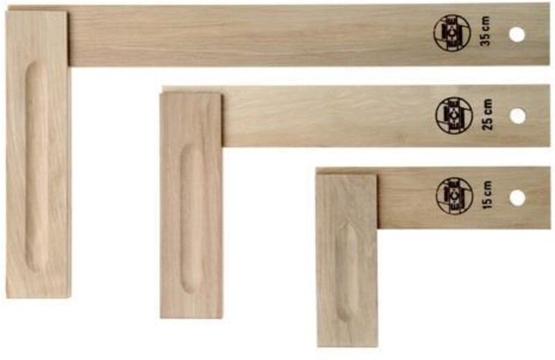 ECE - Schreinerwinkel 227 Schenkellänge 350 mm ohne Gehrung Kurzer Schenkel 185 mm