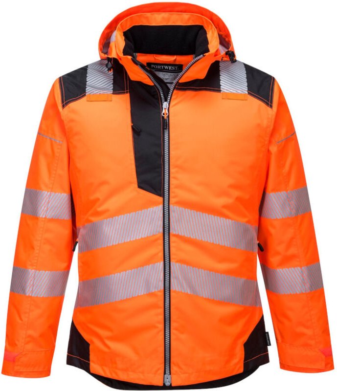 Parka HV PW3 Orange/Schwarz L