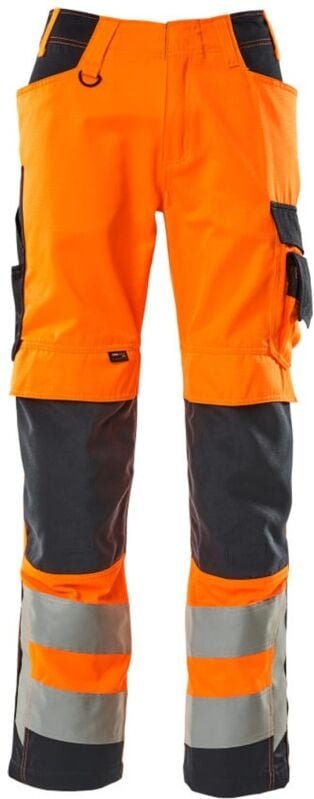 Thumbnail - Mascot SAFE SUPREME leichte Warnschutz-Sommerhose 20879 Gr. 82C62 hi-vis orange/schwarzblau