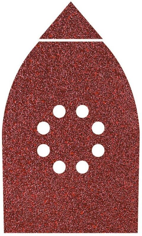 Wolfcraft Haftschleifscheiben Ø 107 x 142 mm Korund 6 Stück Haftschleifscheiben