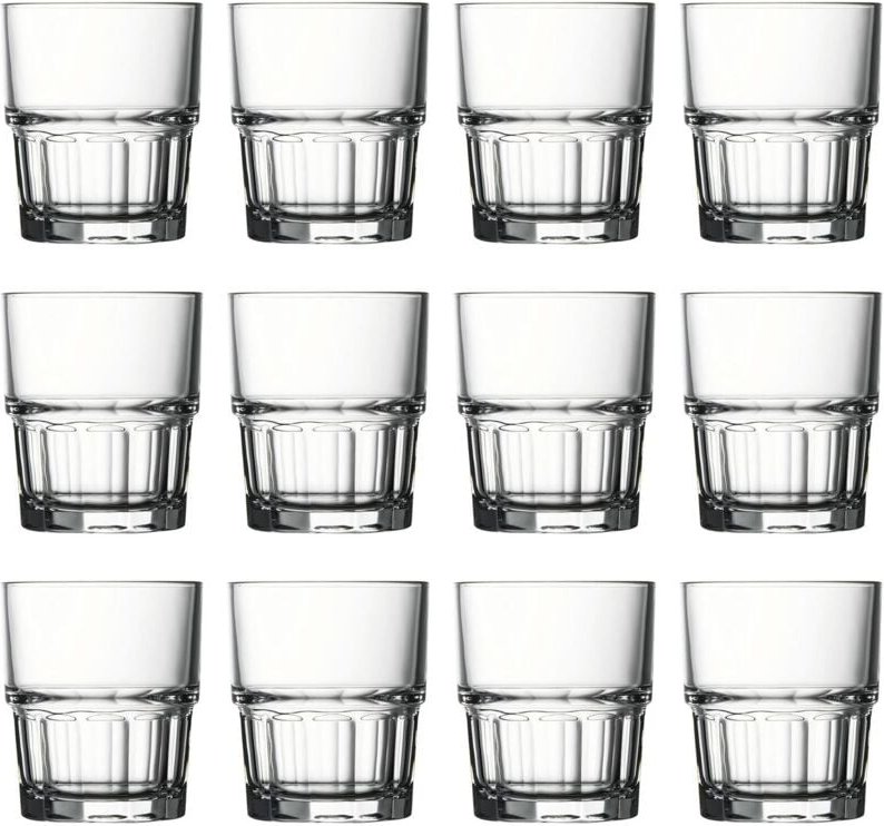 Thumbnail - Wassergläser, Trinkgläser, Saftgläser (12 Stück, 200ml) - Next, Robust & Elegant