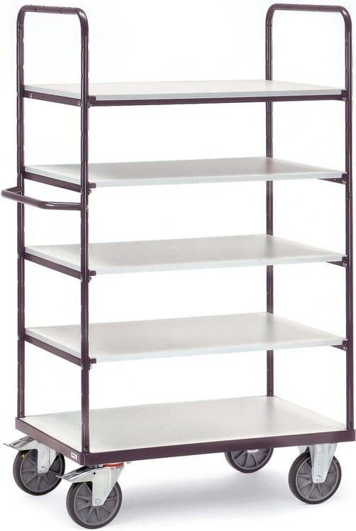 Fetra ESD-Etagenwagen bis mit 5 Böden, elektrisch leitfähige Ausführung 1000x700