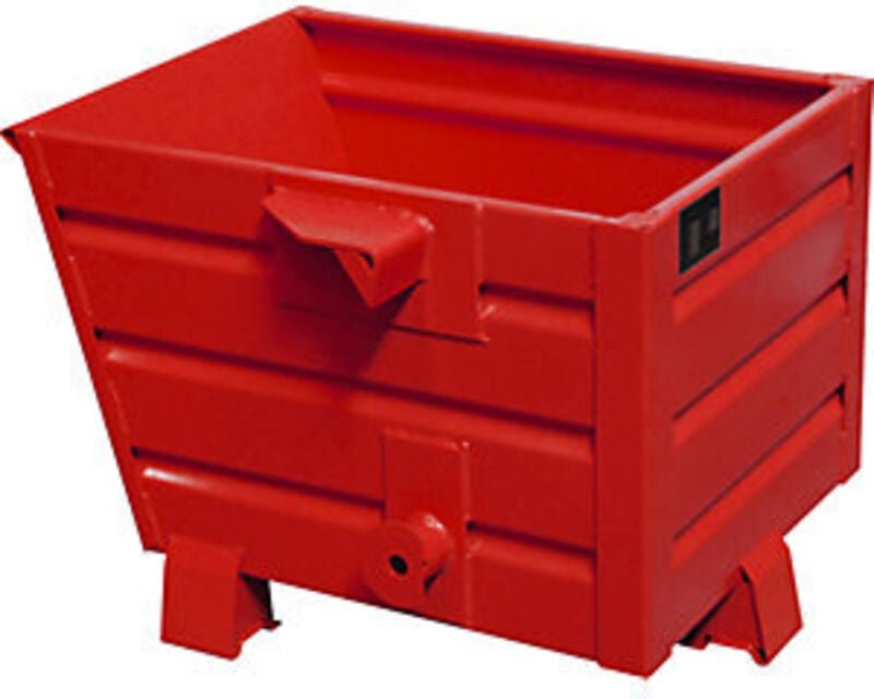 Bauer Späne-Stapelkipper BSS 30, lackiert, Feuerrot