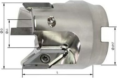 Aufsteckfräser D80mm Z5 für VCGT220530 Format