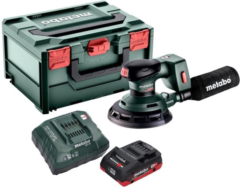 Metabo - sxa 18 ltx 150 bl Akku Exzenterschleifer 18 v 150 mm Brushless + 1x LiHD Akku 4,0 Ah + Ladegerät + x