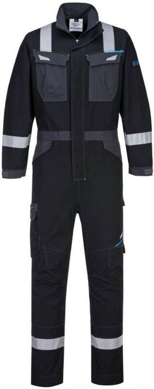 Feuerfeste WX3-Overall Schwarz S - FR(38-40) - UK(30-32)
