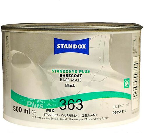 Standox-Mischung 363 Undurchsichtiger Basis-Standohyd Black LT 0,5
