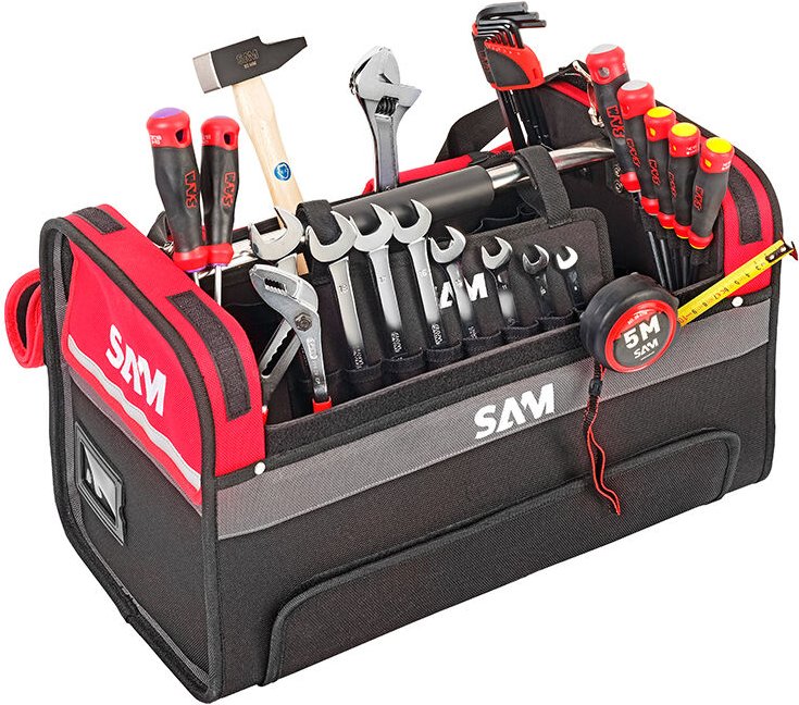 Sam Outillage - Textilkiste 30l mit 28 Werkzeugen 1. Ausrüstung sam - CP28BAG