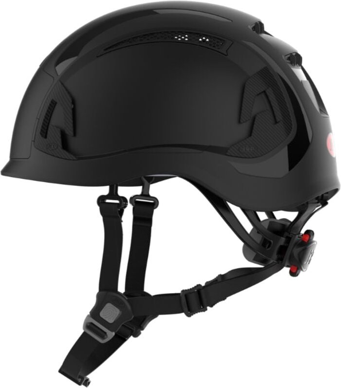 Belüfteter Sicherheitshelm mit Rutschhemmung EVO ALTA Baseworker Schwarz