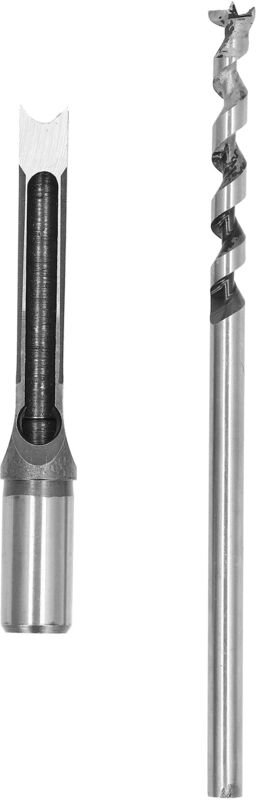 Ej.life - Stemmer-Bohrer, 1 Stück Legierter Stahl, Runder Schaft, Verstellbarer Quadratischer Lochbohrer, Einsteckmeißel...