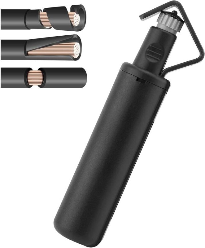 Zoternen - Abisolierzange mit 3 Schneidmodi, verstellbare Kabelzange, langlebige Stahlklinge, zum Abisolieren und Schnei...