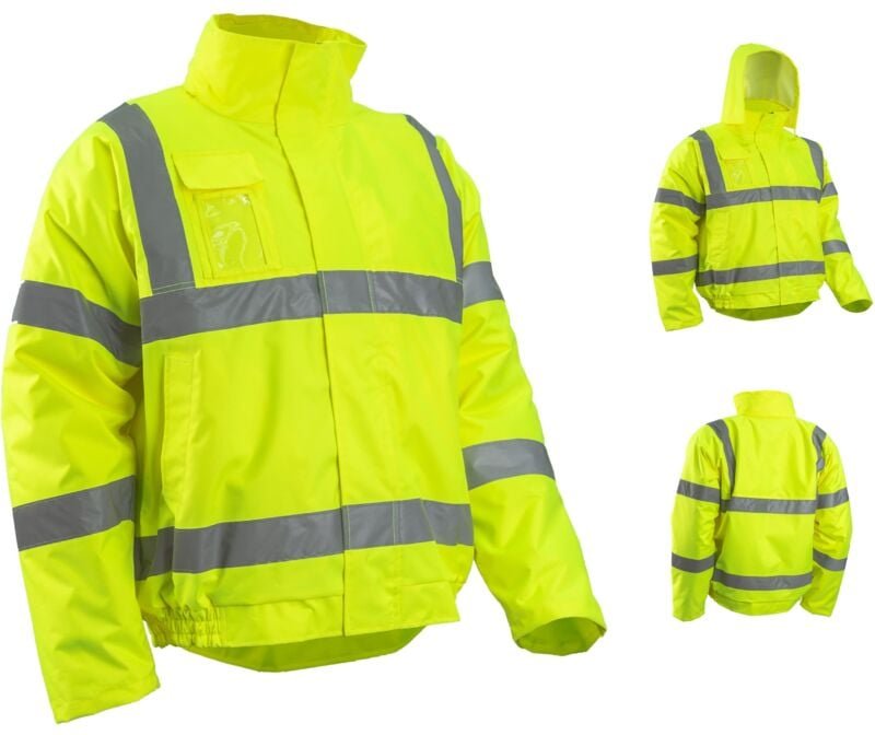 Beruflicher Thermo-Arbeitsjacke SOUKOU – Neon Gelb 4XL – 62/64