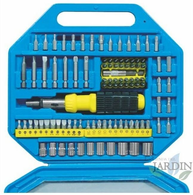 Schraubendreher mit 101 Bits und Stecknüssen