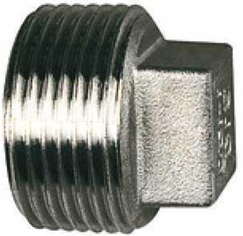 Verschlussstopfen, Vierkant, g 1, sw 19, Edelstahl 1.4408 - Riegler