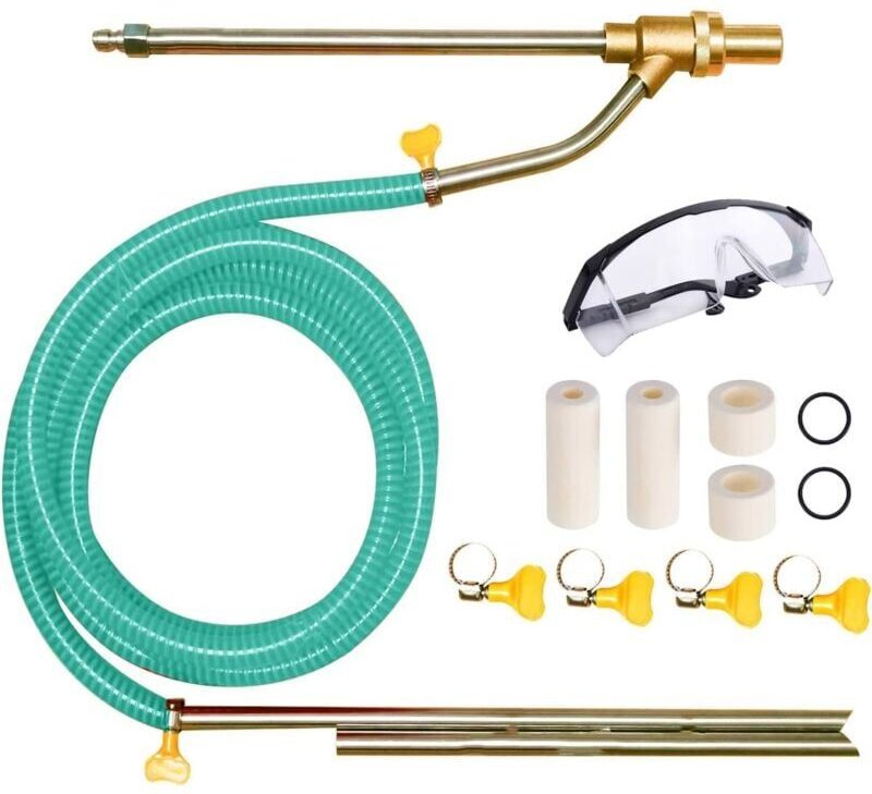 SNQ - 1/4' blaue Sandstrahlpistole zum Entfernen von Farbe/Graffiti