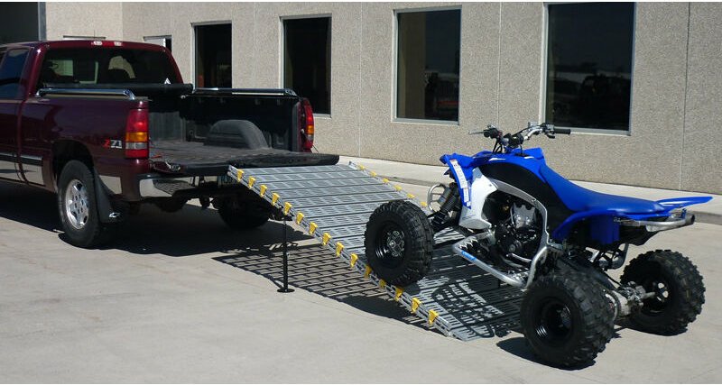 Matisère - Motorradrampe 2750mm, Breite 760mm, Rand, rutschfest, Traglast 450kg - Als Einzelstück verkauft - ROLL28080