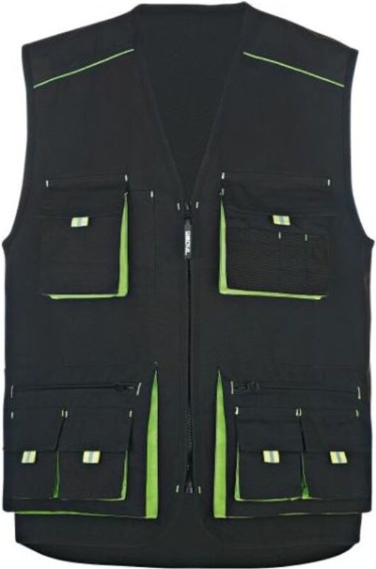Triuso Power Multifunktionsweste POWERMS Gr. S schwarz/grün