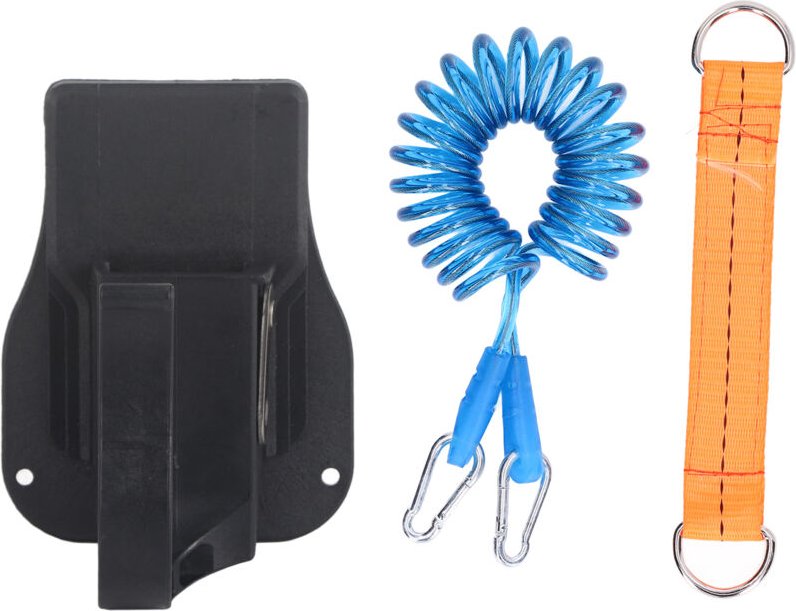 Bohrerholster, multifunktionaler Gürtelhalter mit Sicherungsseil für Schlagbohrmaschinen