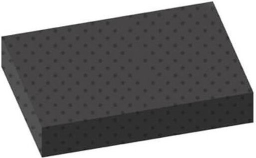 Teppich 100x120cm schwarz Pellets 3mm