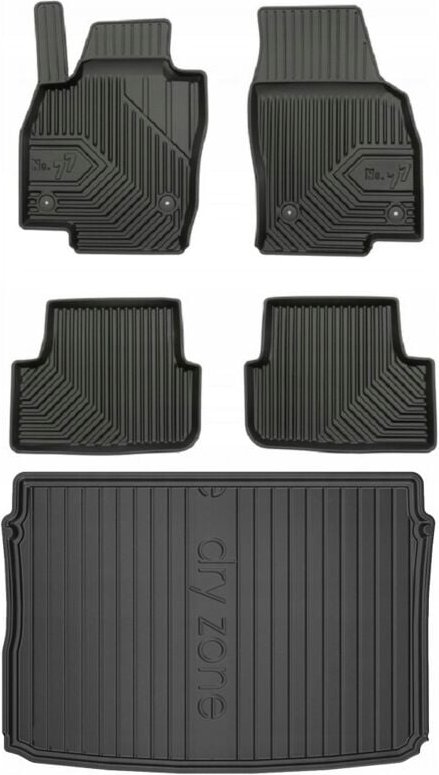 SET 77 Fußmatten und Sitzbezüge SEAT Arona ab 2017-