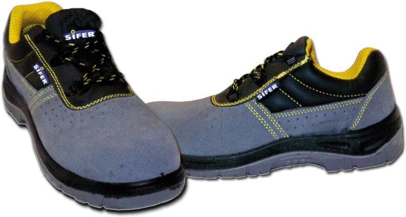 SIFER/Safety 'Niord' Pannenschutz-Sicherheitsschuh Größe 45 S1 Zehen+Einlegesohle aus Polyurethan, tst, Lat-Schaum