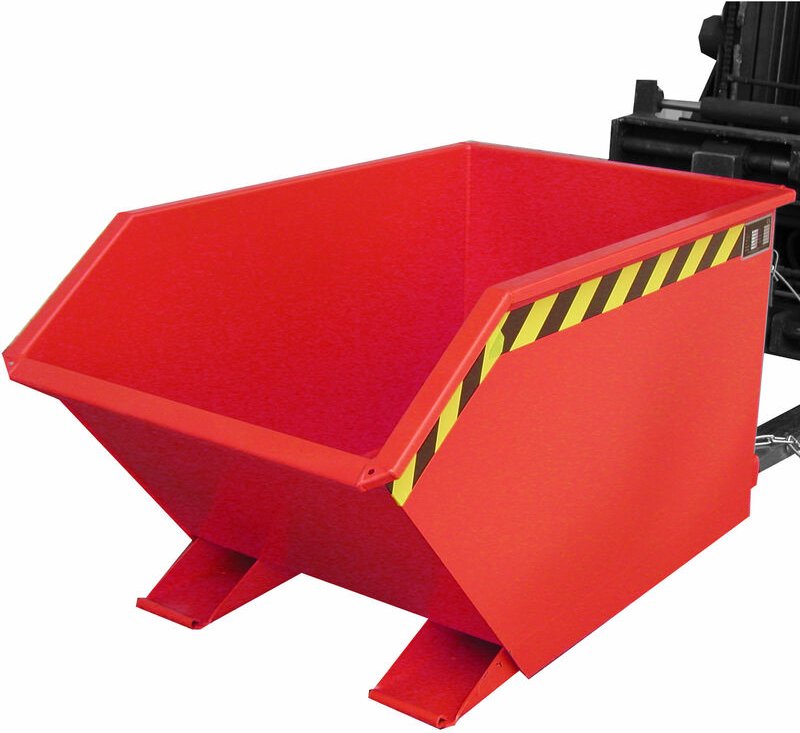 Bauer Kippbehälter GU 500, lackiert, Feuerrot