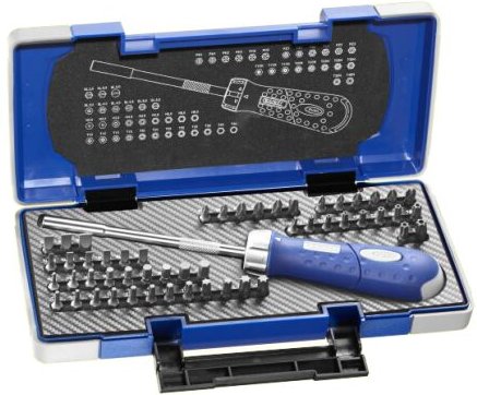 Facom - Revolverkopf-Schraubendreher Knarre + Bits expert by 59 Teile - E160804