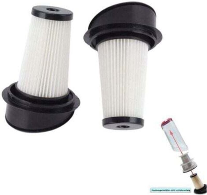 Thumbnail - 2 Ersatzfilter für Rowenta RH6543 RH6545WH Air Force Light Broom Staubsauger ZR005201 INHHUB