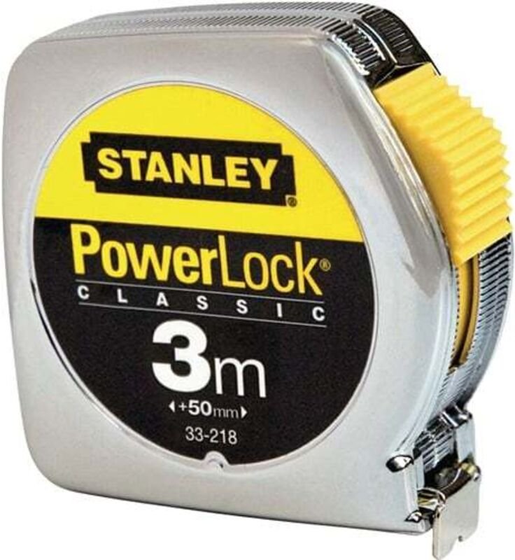Stanley - Taschenrollbandmaß PowerLock® Länge 3 m Breite 12,7 mm mm/cm eg ii Kunststoff Clip