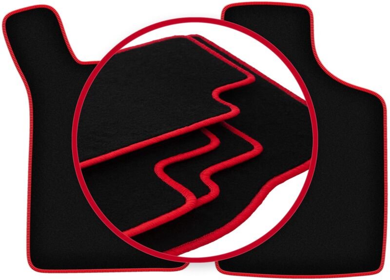 CARLUX-RED Autofußmatten für: Renault 21 Limousine (1986-1996)