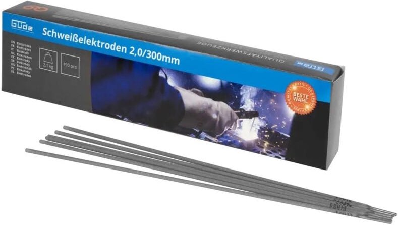 Thumbnail - Güde - Elektroden 2,0/300mm, rutilumhüllte Schweißelektroden, Stabelektroden