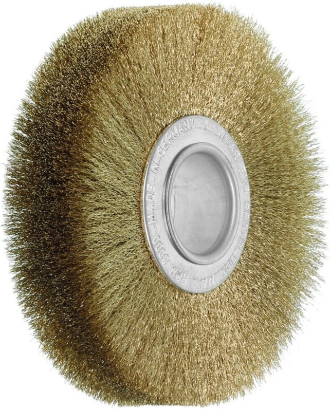 Thumbnail - Lessmann ® - Lessmann Draht-Rundbürste Messingdraht 0,15 mm, Bürsten-⌀xBesatzbreite: 120X30 mm