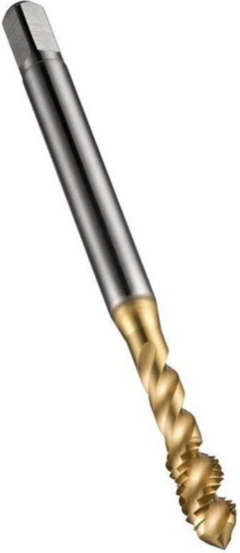 Maschinengewindebohrer iso 529C E002TIN M16x2mm hss-e-pm TiN 2,5XD 6H