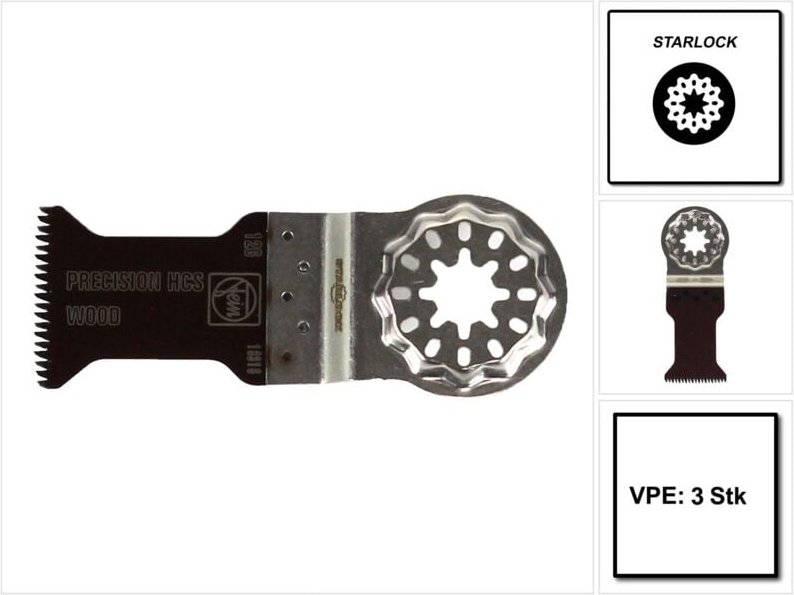 Sägeblatt sl E-Cut Precision 50x35 3er Pack 63502126220 - Fein