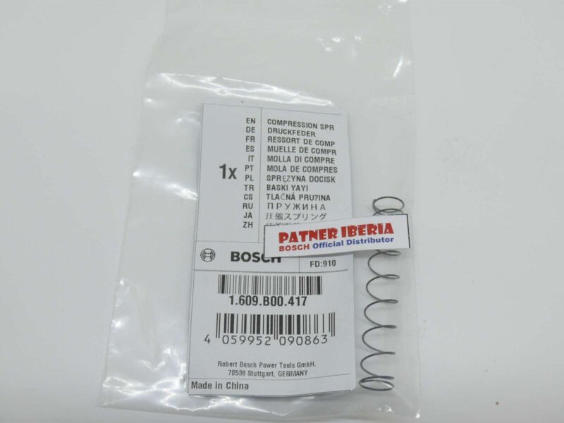 Original Bosch 1609B00417 Ersatzteil Druckfeder