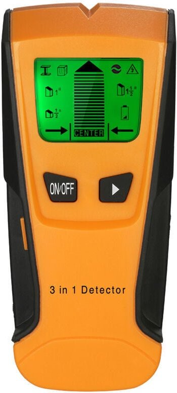 3-in-1-Wanddetektor. Multifunktionaler Wanddetektor. Erkennt Metall-/Holz-/AC-Kabel in Wänden. TH210. Wird ohne Batterie...