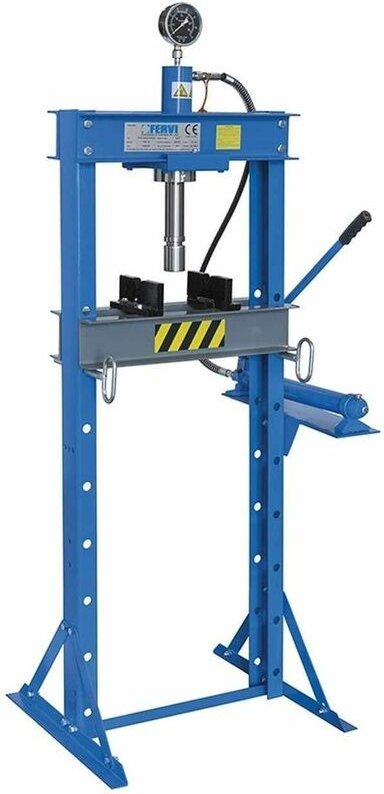 Hydraulikpresse hydraulisch presse 20 tonnen werkstattpresse Fervi P001/20