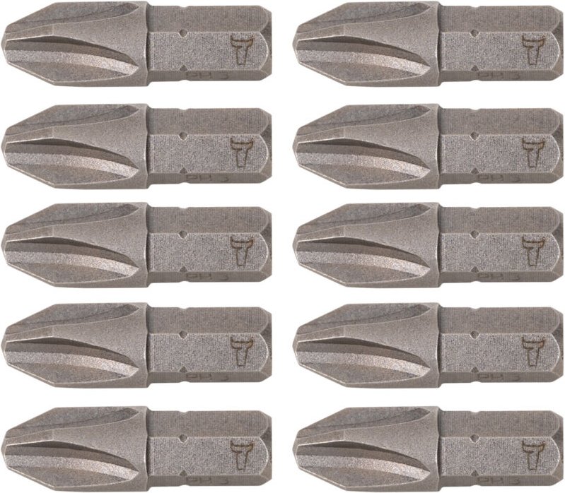 Phillips-Bit ph 3, Form c 6,3, Länge 25 mm, 10er Pack 10 Stk - Stier