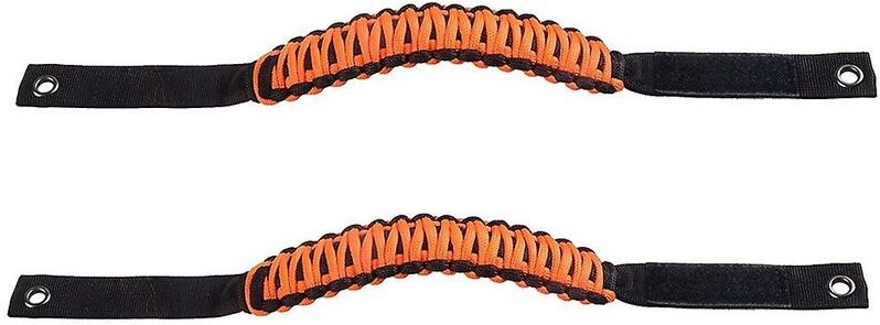 Woosien - berrollbügel-Haltegriffe, Paracord-Griff für 2021-2022-Zubehör, 2er-Pack (orange)