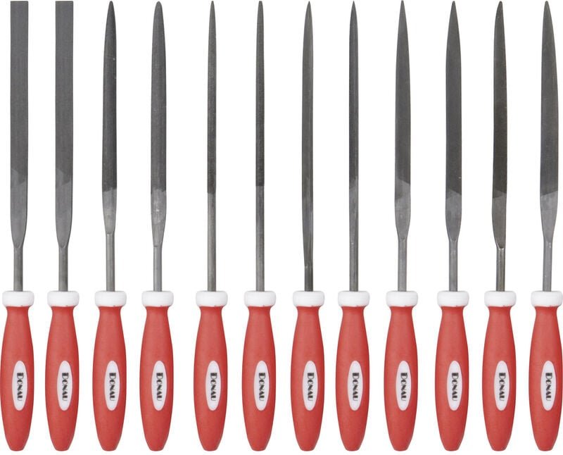 Donau Elektronik - M58 Nadelfeilen Set 12-tlg Länge 150 mm 1 St.