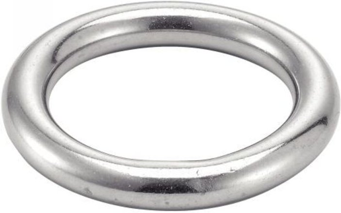 Geschweißter Ring - Edelstahl A4 10x50 mm - 5er Pack