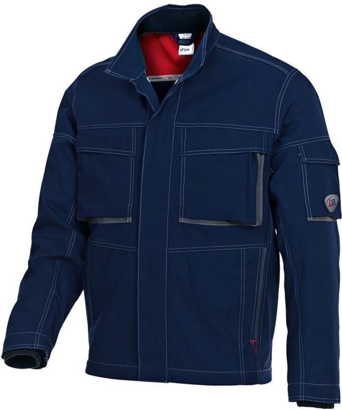 Thumbnail - FP - bp Komfort-Arbeitsjacke mit Stretcheinsätzen 1795 Gr. 56/58 blau/anthrazit